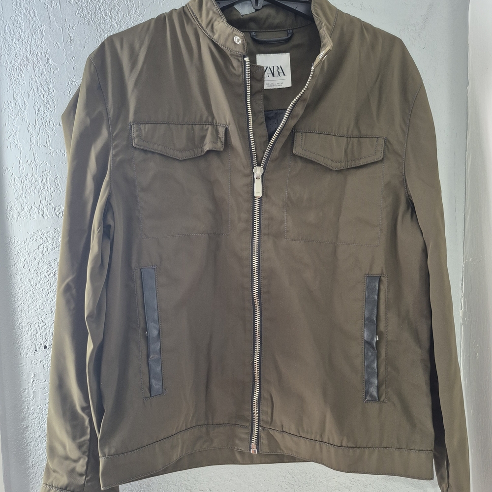 Zara Men's Olive Lightweight Jacket